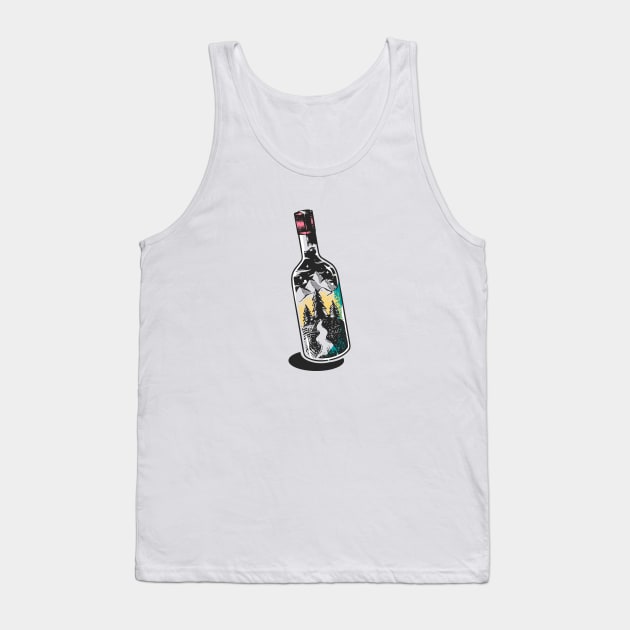 Adventure Wanderlust Concept Design Tank Top by turkyilmazdesigns